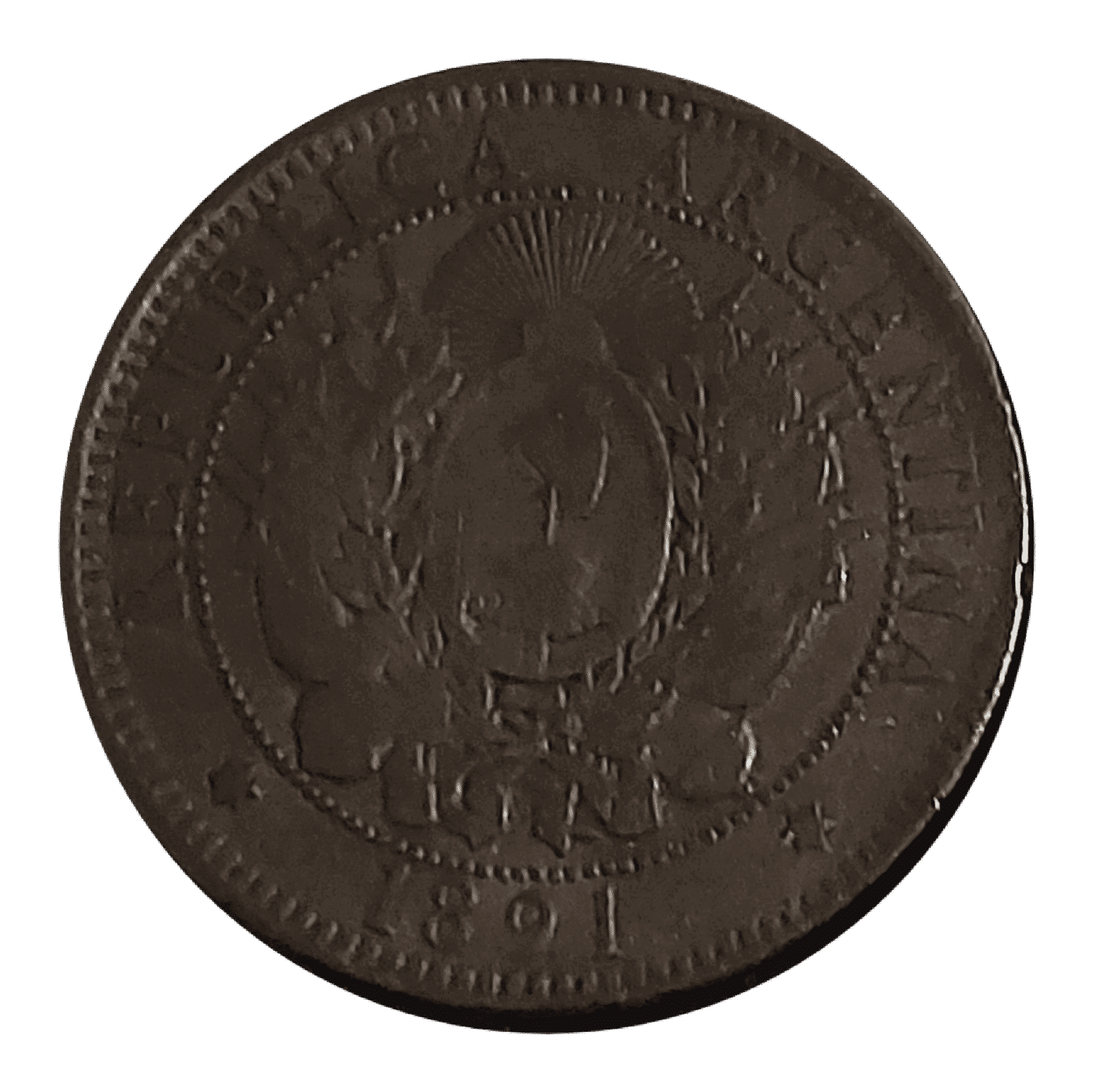 Moedas do mundo Argentina MBC SKU 390 *moeda grande*