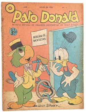 O Pato Donald, Fac-Símile da Edição Número 1, Abril-1984. HQ/Gibi