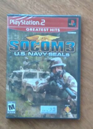 244P Jogo PS2 Socom 3 U S Navy seals. Greatest hits.