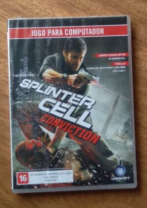 244S Jogo PC computador Splinter Cell conviction. Original lacrado.
