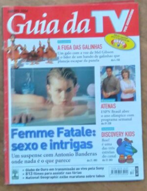 244T CR Revista Guia da TV 10. Femne fatale suspense Atenas.