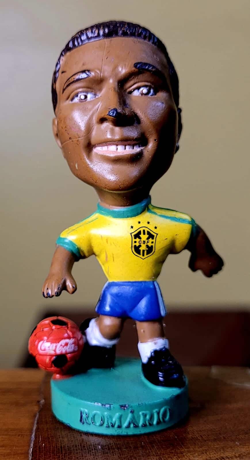 Mini Craque Coca Cola Romario Copa do Mundo 1998 1 Casa do Colecionador