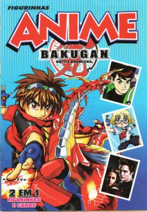 Album de Figurinhas Anime Bakugan - Incompleto - Piratinha - Premios