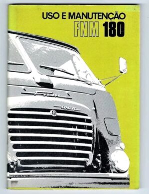 Manual Proprietario Caminhao FNM 180 - 1972 - Original