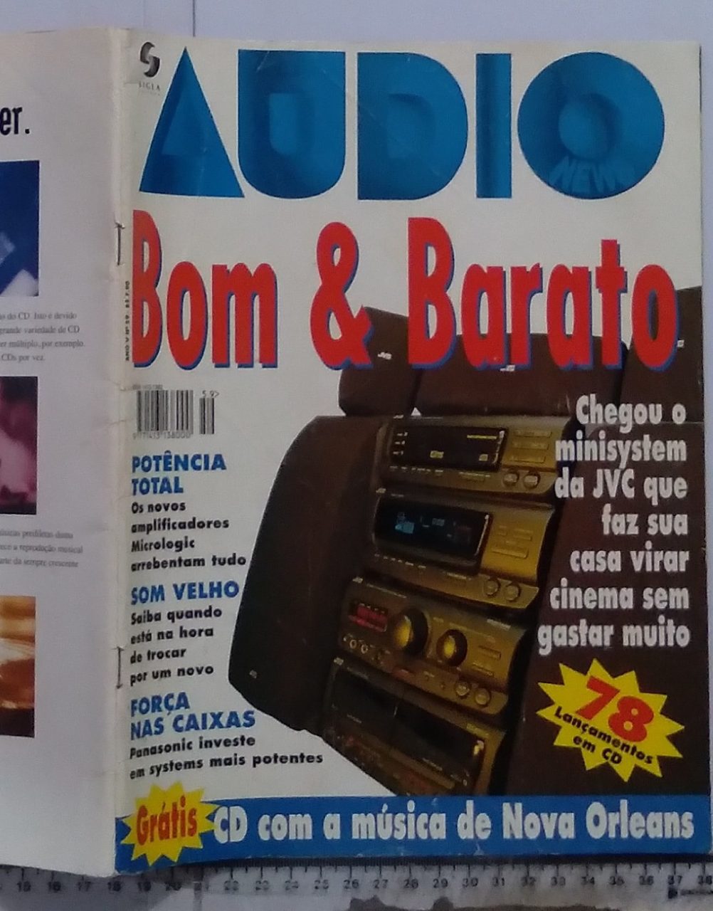 | Casa do Colecionador Revista Áudio news 59. Bom e barato potência total.
