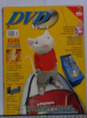 Revista DVD news 5 2000. Pequeno Stuart little widescreen Sony.