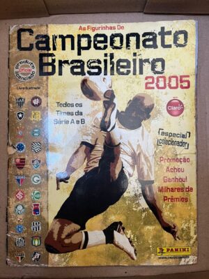 Álbum de Figurinhas Campeonato Brasileiro 2005 Panini Completo
