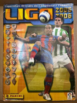 Álbum de Figurinhas La Liga Campeonato Espanhol 2005 2006 Panini Completo