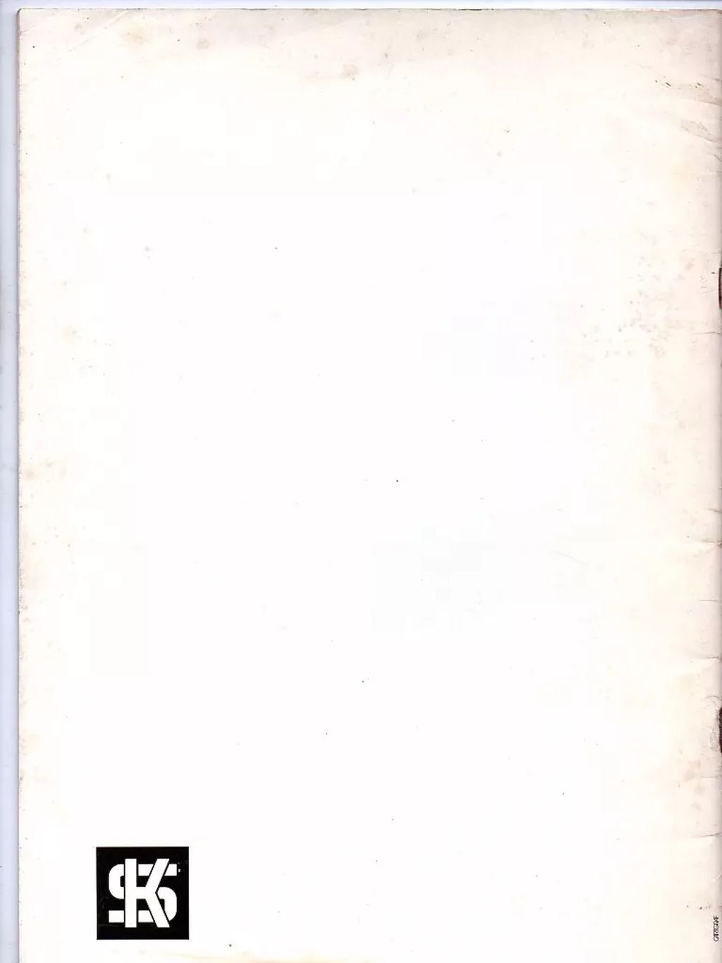 | Casa do Colecionador Catalogo - Pistões Ks - 1982