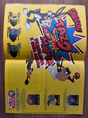 Encarte Propaganda Tazo Mania Looney Tunes Elma Chips