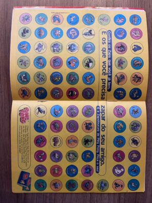 Encarte Propaganda Tazo Ping Pong Animais em Extinção
