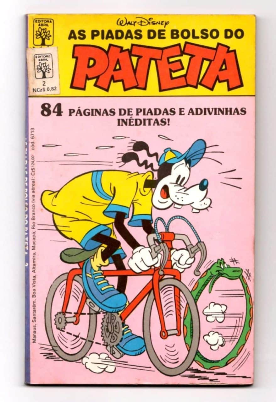Hq Gibi As Piadas de Bolso do Pateta - Nº 2 - Editora Abril - 1988 - Walt Disney