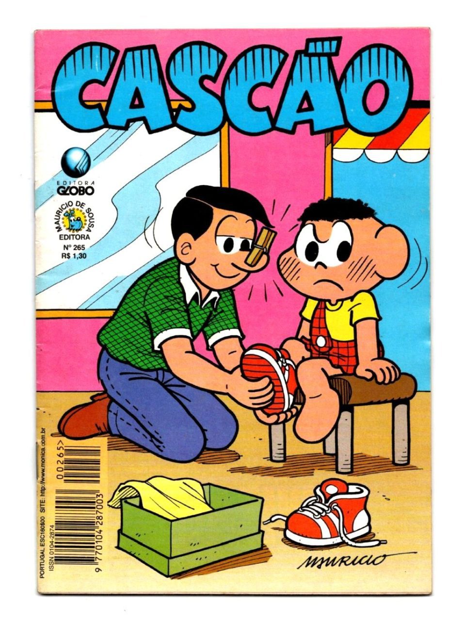 Hq Gibi Cascao No 265 Editora Globo 1997 2