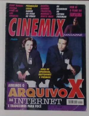 Lg28. Cinemix magazine Sampa 1. Arquivo X Fantasma crying Freeman.