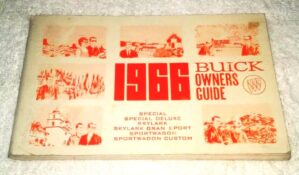 Manual Do Proprietario Buick - 1966