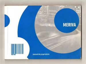 Manual Do Proprietario Chevrolet Meriva - 2003