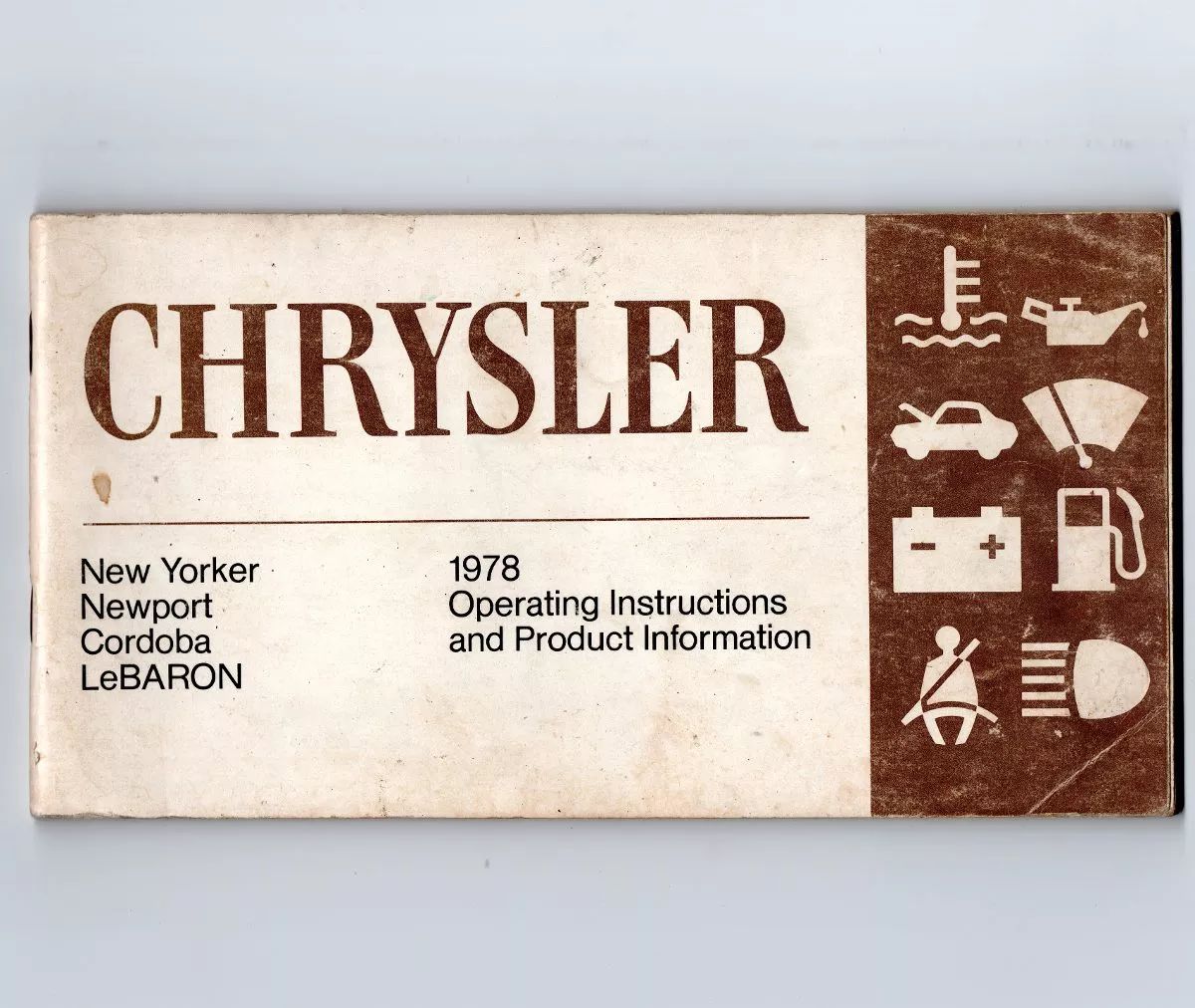 Manual Do Proprietario Chrysler New Yorker / Newport - 1978