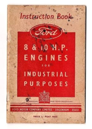 Manual Instruçoes Motor Industrial Ford - 4 Cilindros 8 e 10 HP
