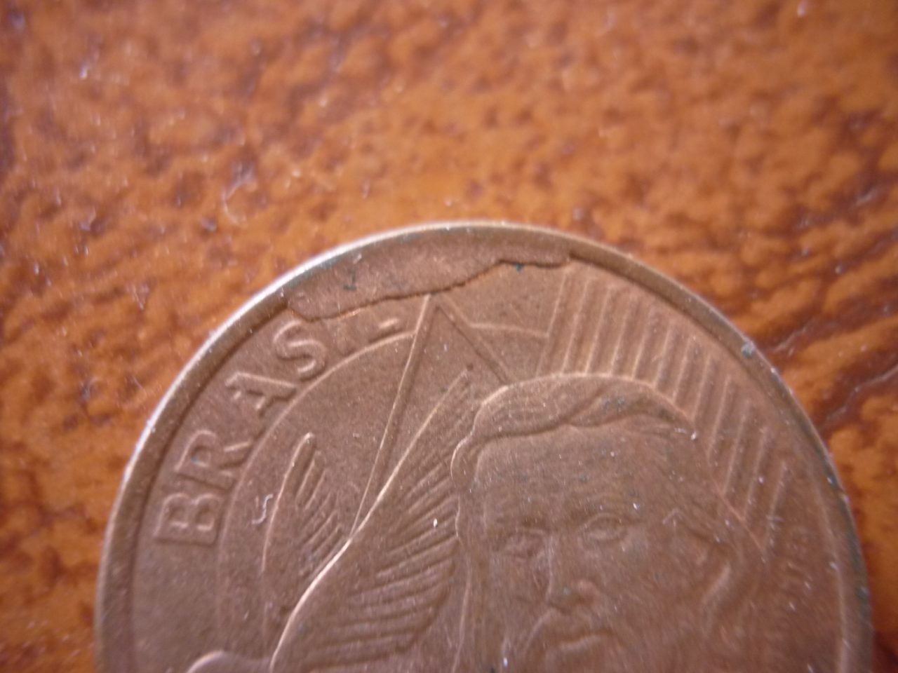 5 CENTAVS. REAL 2012 COM SOBRA DE METAL SB .