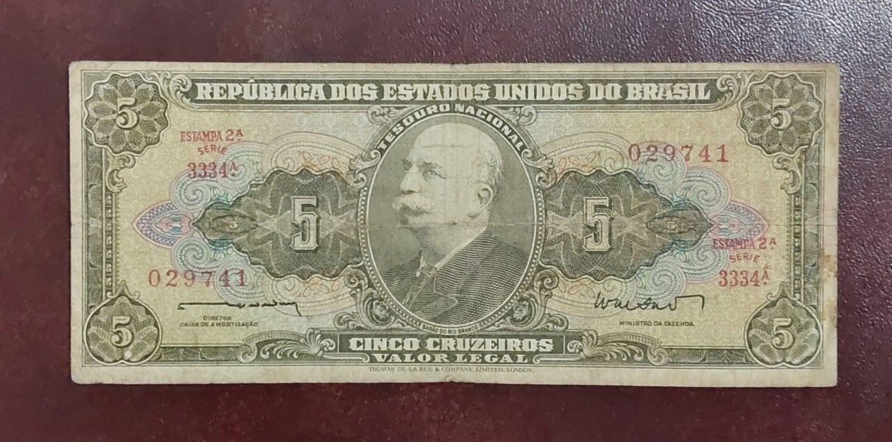| Casa do Colecionador 5 Cruzeiros Sku 690