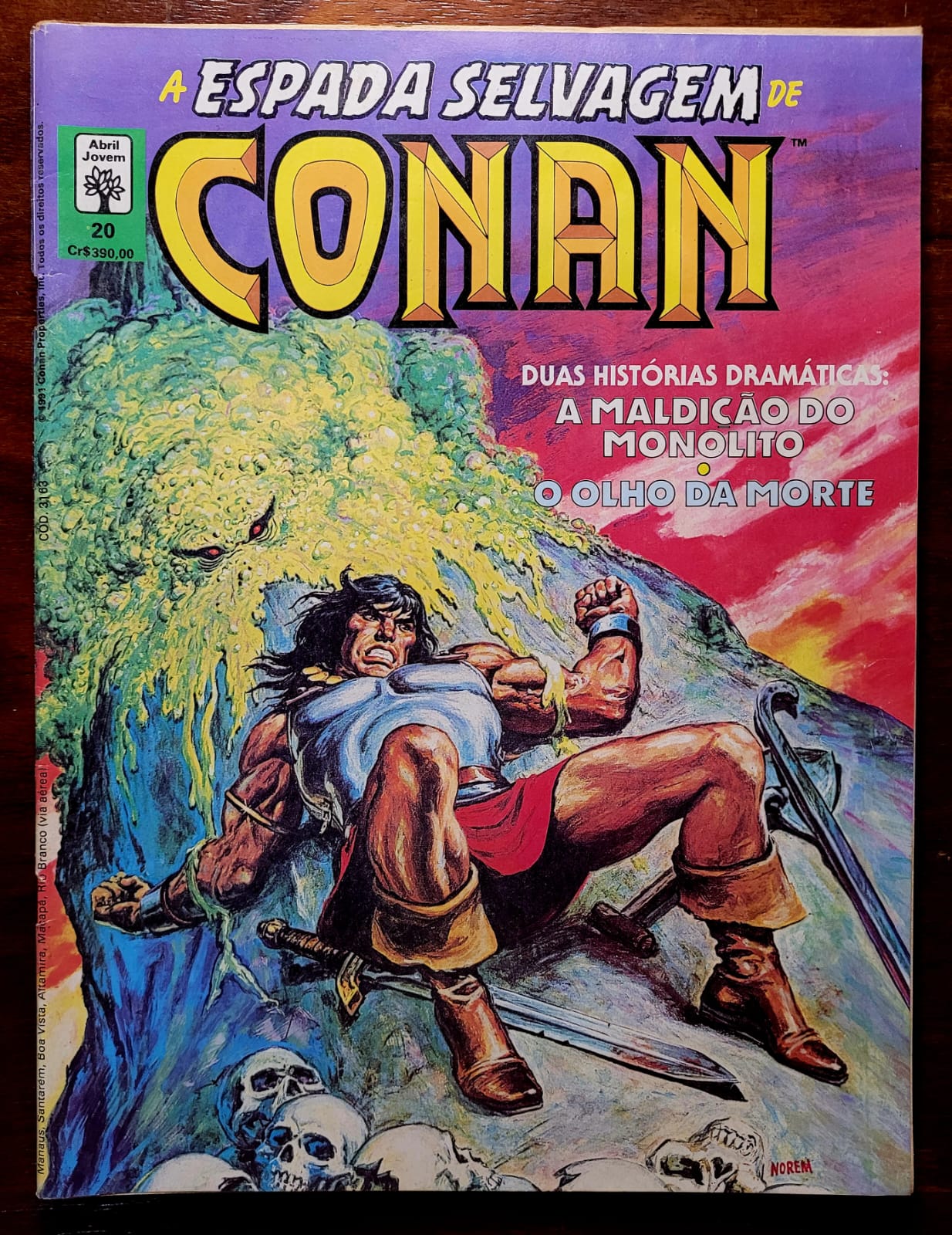 A Espada Selvagem de Conan No 20 1 Casa do Colecionador