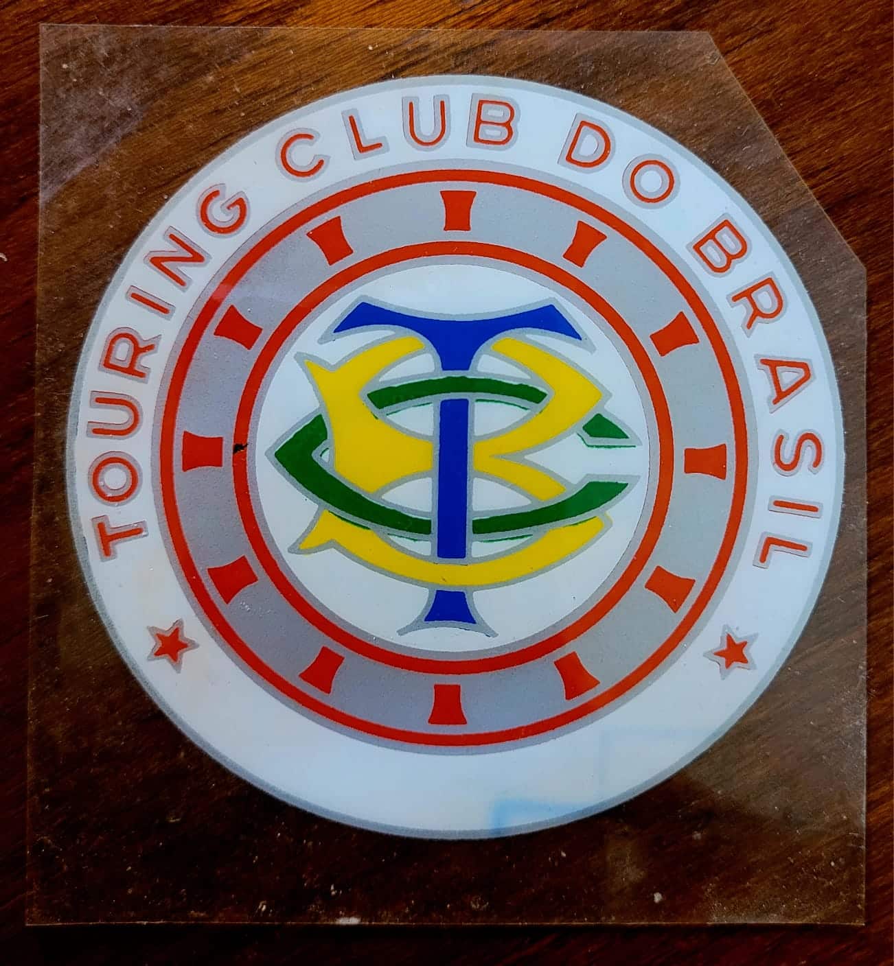 Adesivo Plastico Touring Club do Brasil 1 Casa do Colecionador