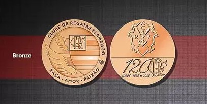 Medalha Flamengo Casa do Colecionador