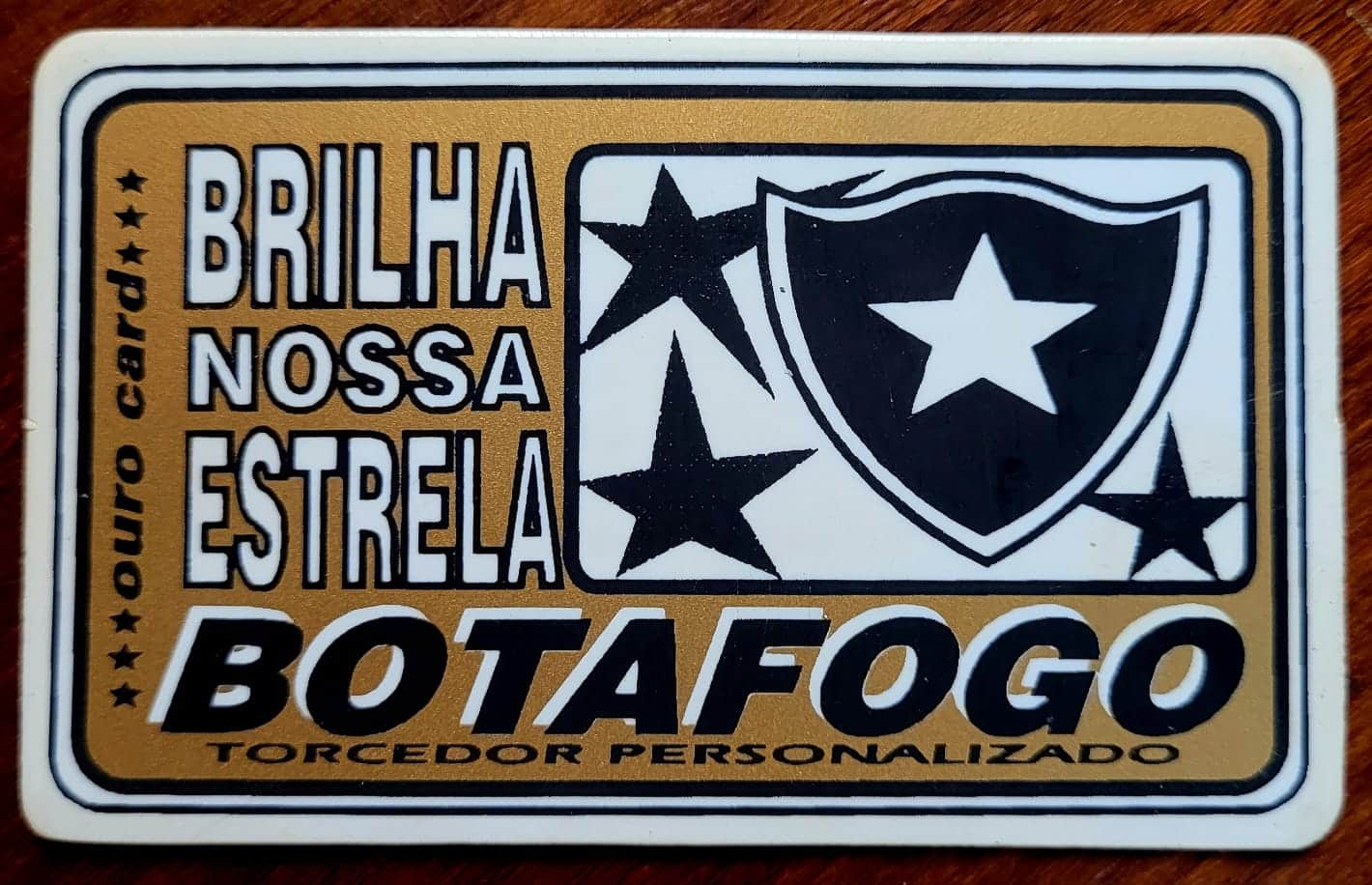 Ouro Card Botafogo 1 Casa do Colecionador