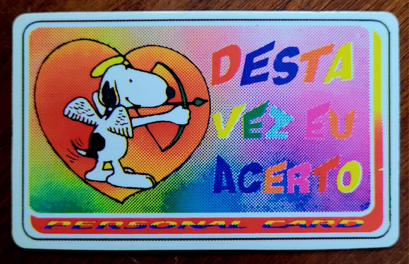 Personal Card Snoopy 5 Casa do Colecionador