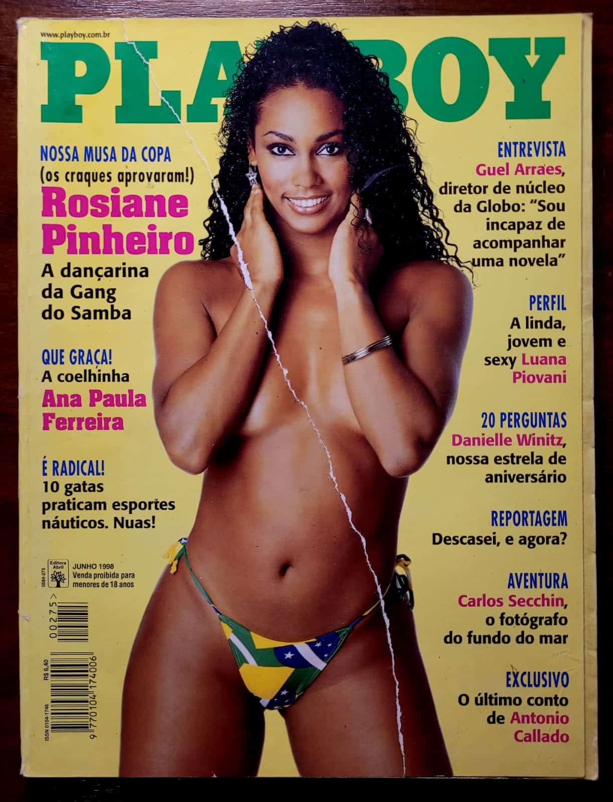 Playboy No 275 Rosiane Pinheiro 1 Casa do Colecionador