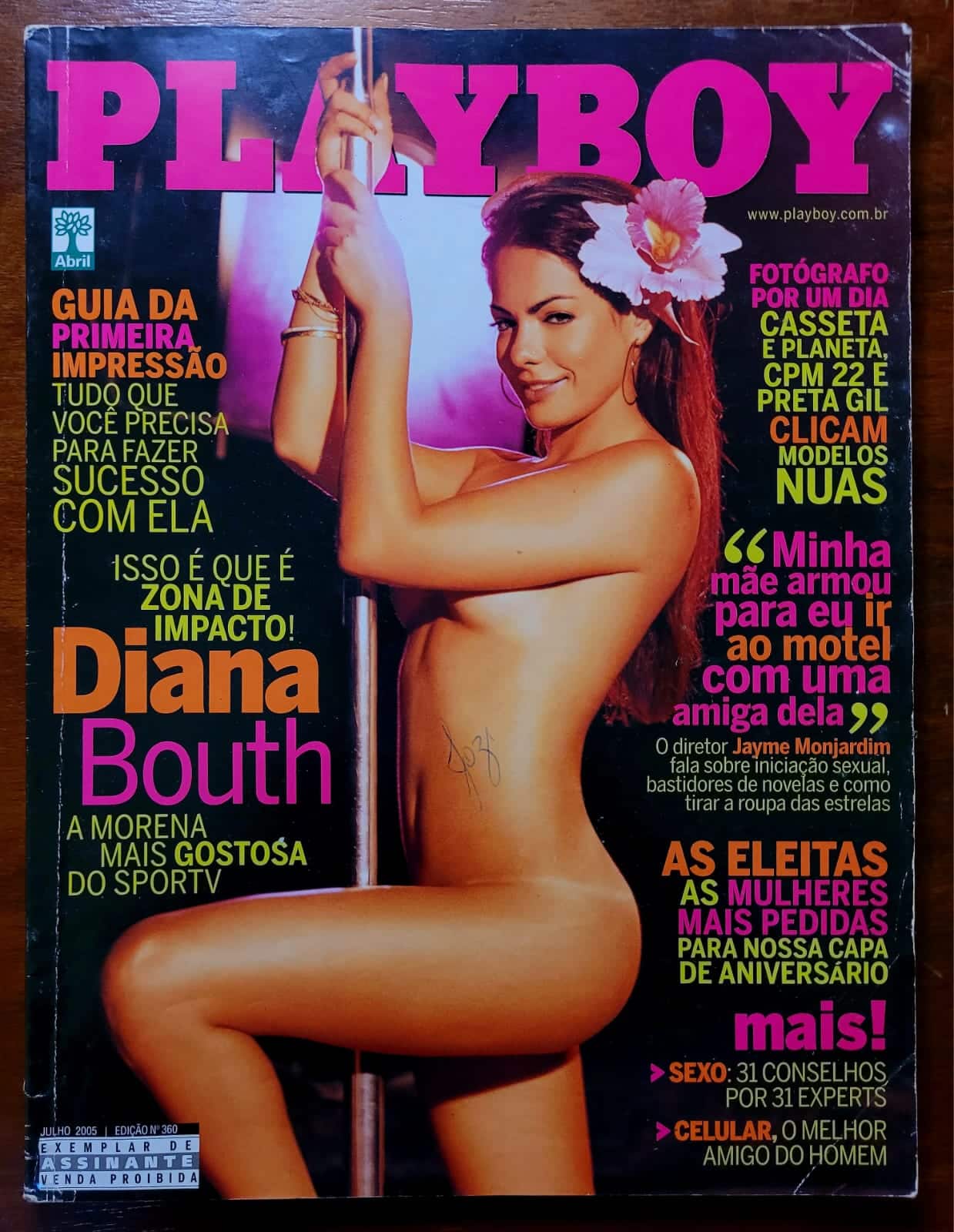 Playboy No 360 Diana Bouth 1 Casa do Colecionador