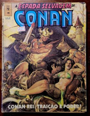 A Espada Selvagem de Conan (Reedição) Nº 038 - Fevereiro de 1993 (HQ/Gibi)