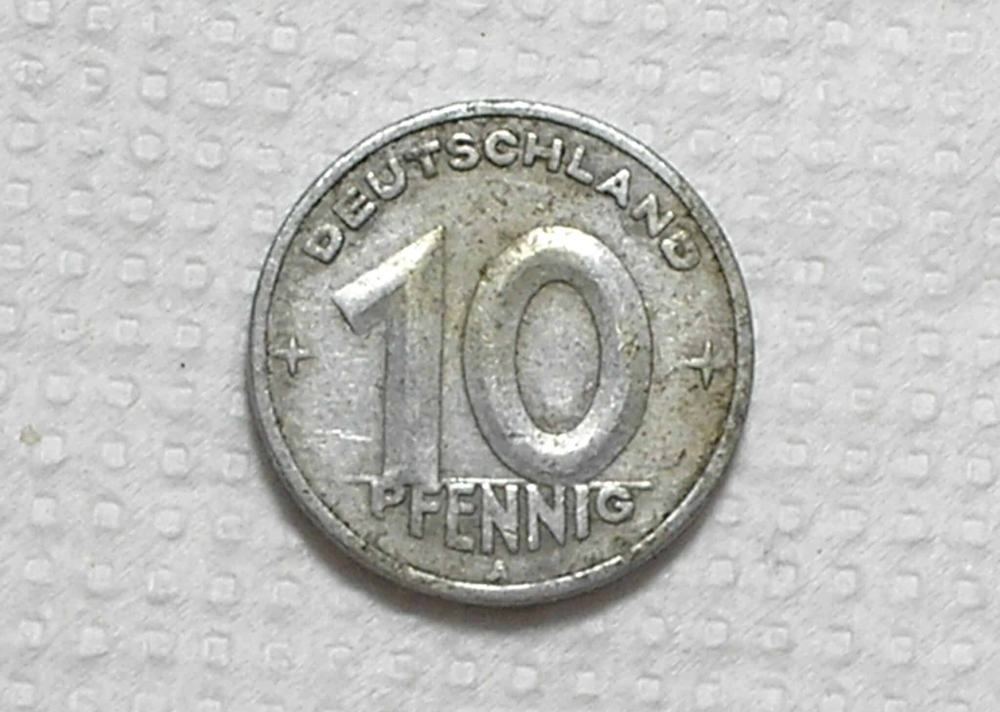 Alemanha Democrática) 1 Pfennig - 1948-a (Berlin) / Al / Escassa / box53