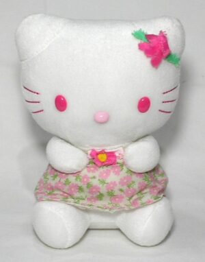 Boneca de pelúcia da Hello Kitty - super fofa, muito macia e linda