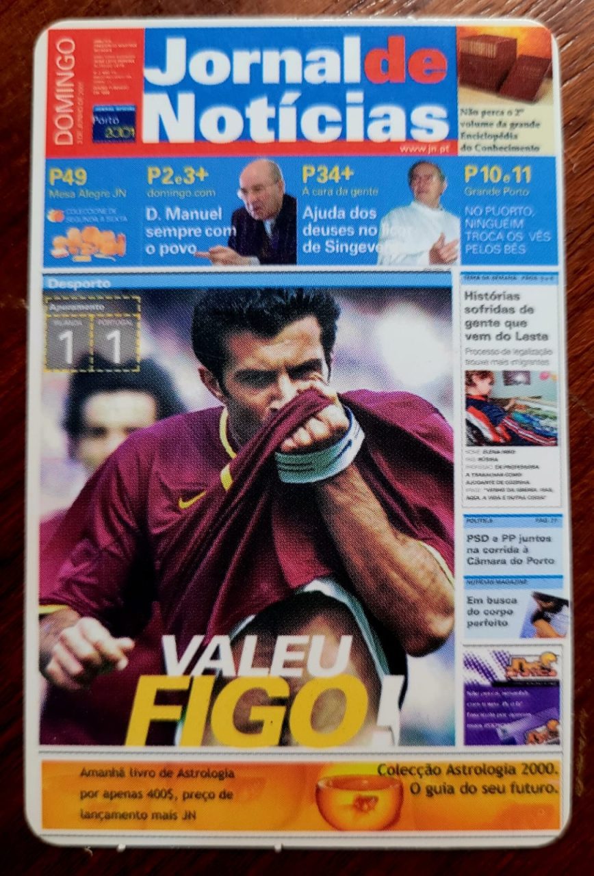 Calendário de Bolso (Tema Propaganda)Jornal de Notícias - Calendário Estrangeiro (Portugal) Ano 2002