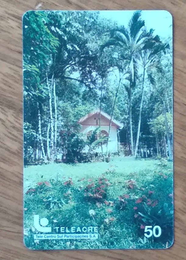Cartão telefone Brasil Teleacre TCS 199904. Parque Capitao Ciríaco.