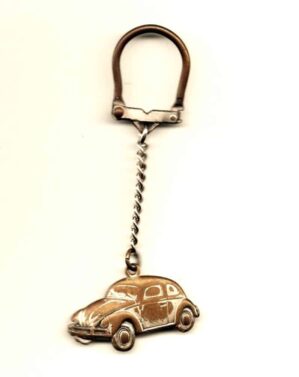 Chaveiro em Metal 2D - Volkswagen Fusca - Concessionaria Panambra - Anos 60
