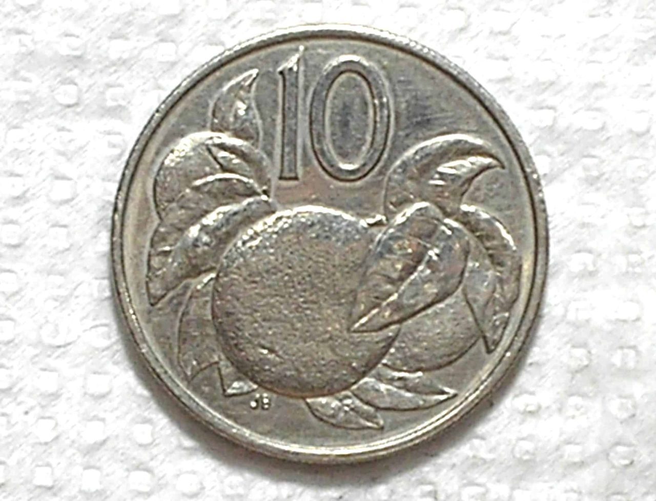 Cook Island) 10 Cents - 1987 / Prooflike / Níquel / box53