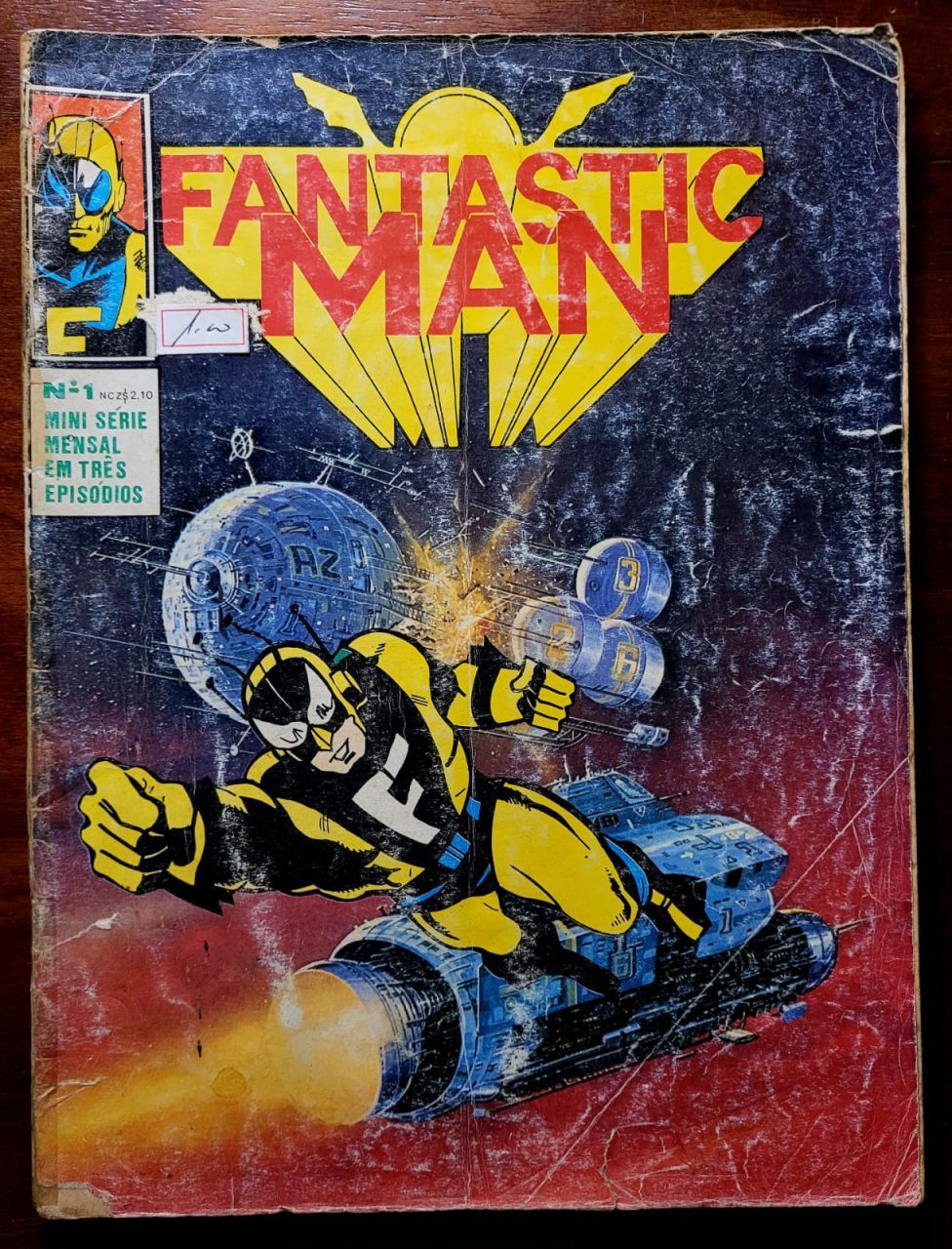 Fantastic Man Nº 1 (Editora Ninja) 1989 (HQ/Gibi)
