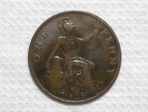 Inglaterra) 1 Penny - 1920 / Georgivs V / 9,48g - 30 mm / Bronze / box53