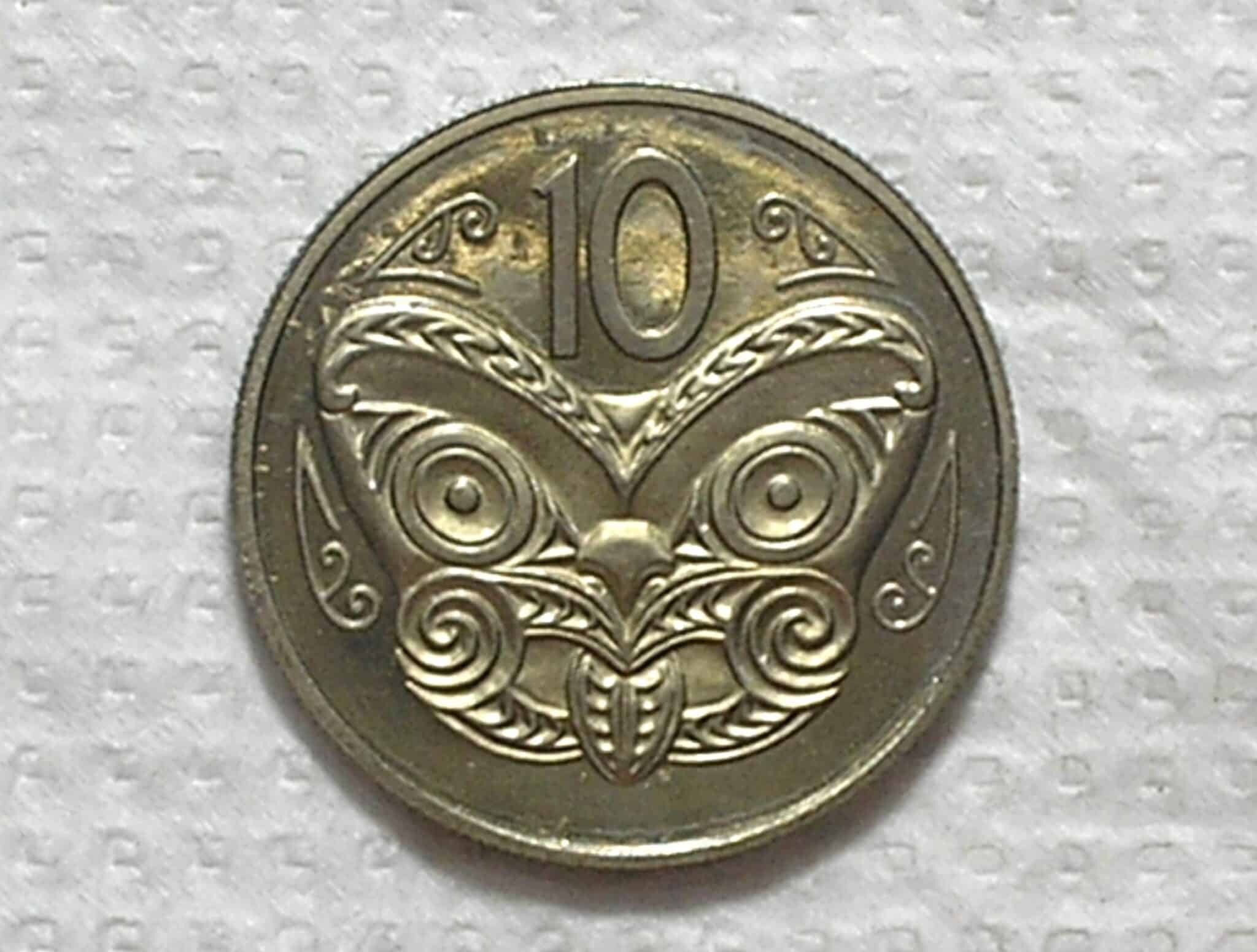 Nova Zelandia) 10 Cents - 1980 / 23mm / Prooflike / S/Fc / box53