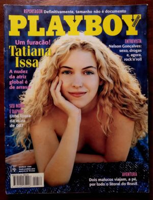 Playboy Nº 272 - Tatiana Issa (Revista com Pôster) Março 1998