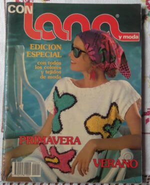 Revista em Espanhol Con Lana y moda 9. Primavera Verão especial.