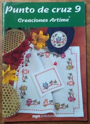 Revista em Espanhol Punto de cruz 9. Ed Mym Creaciones artime.