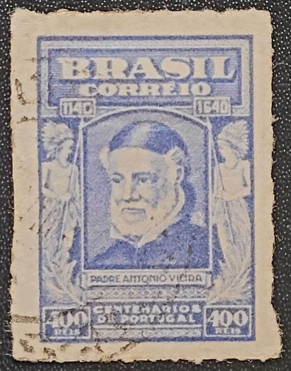 Comemorativos - RHM C0165 (Usado) 400 Réis - 8º Centenário da Independência e 3º da Restauração de Portugal - 01/12/1940 (Selos do Brasil)