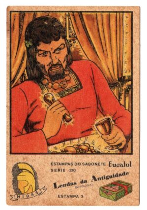 Estampas Eucalol Lendas da Antiguidade - Midas - Serie 210 - Estampa 3