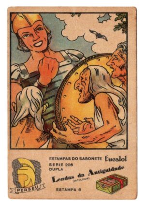 Estampas Eucalol Lendas da Antiguidade - Perseu - Serie 206 - Estampa 6