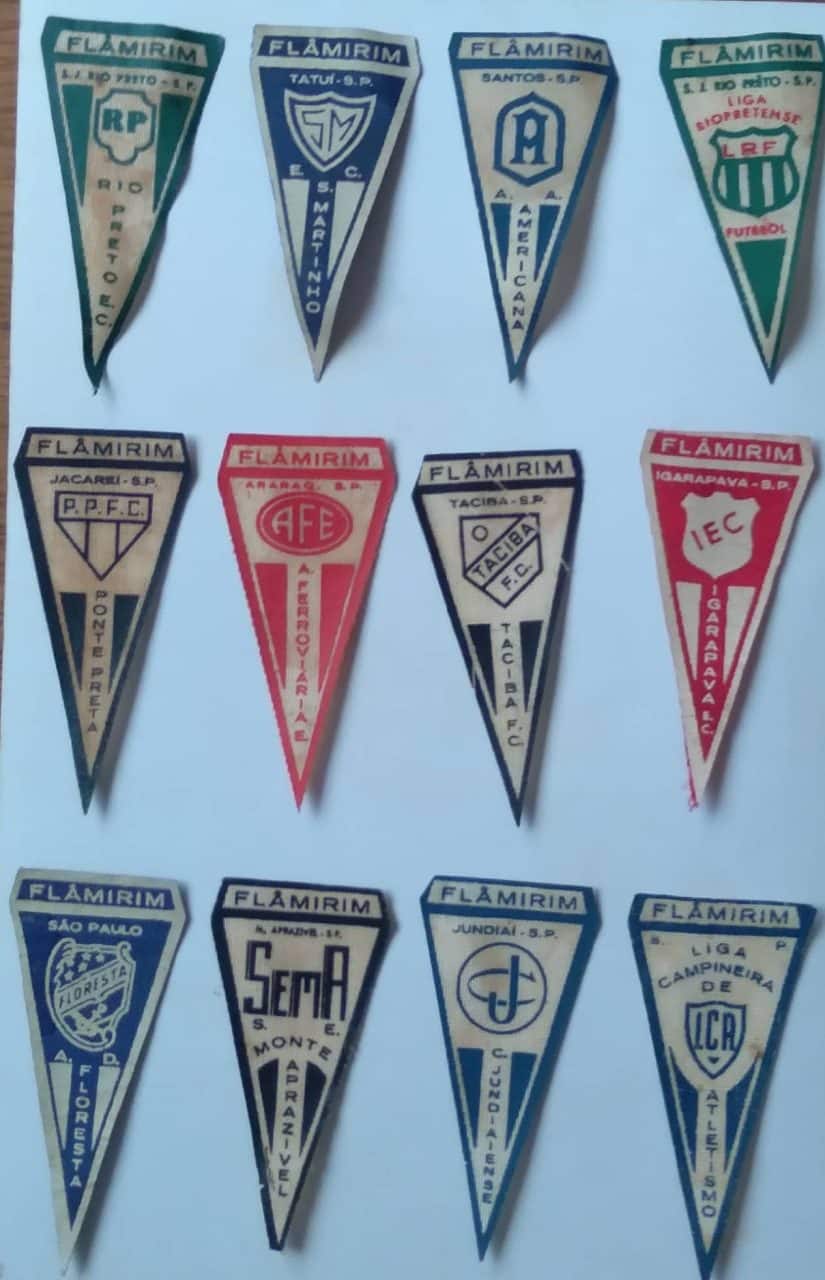 Mini flamula Flamirim times de São Paulo 01. Valor unitário.