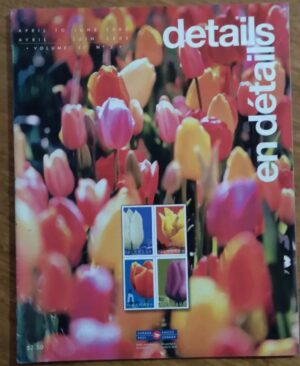 Revista em Francês e Inglês En Details 2 2002. Correios do Canadá