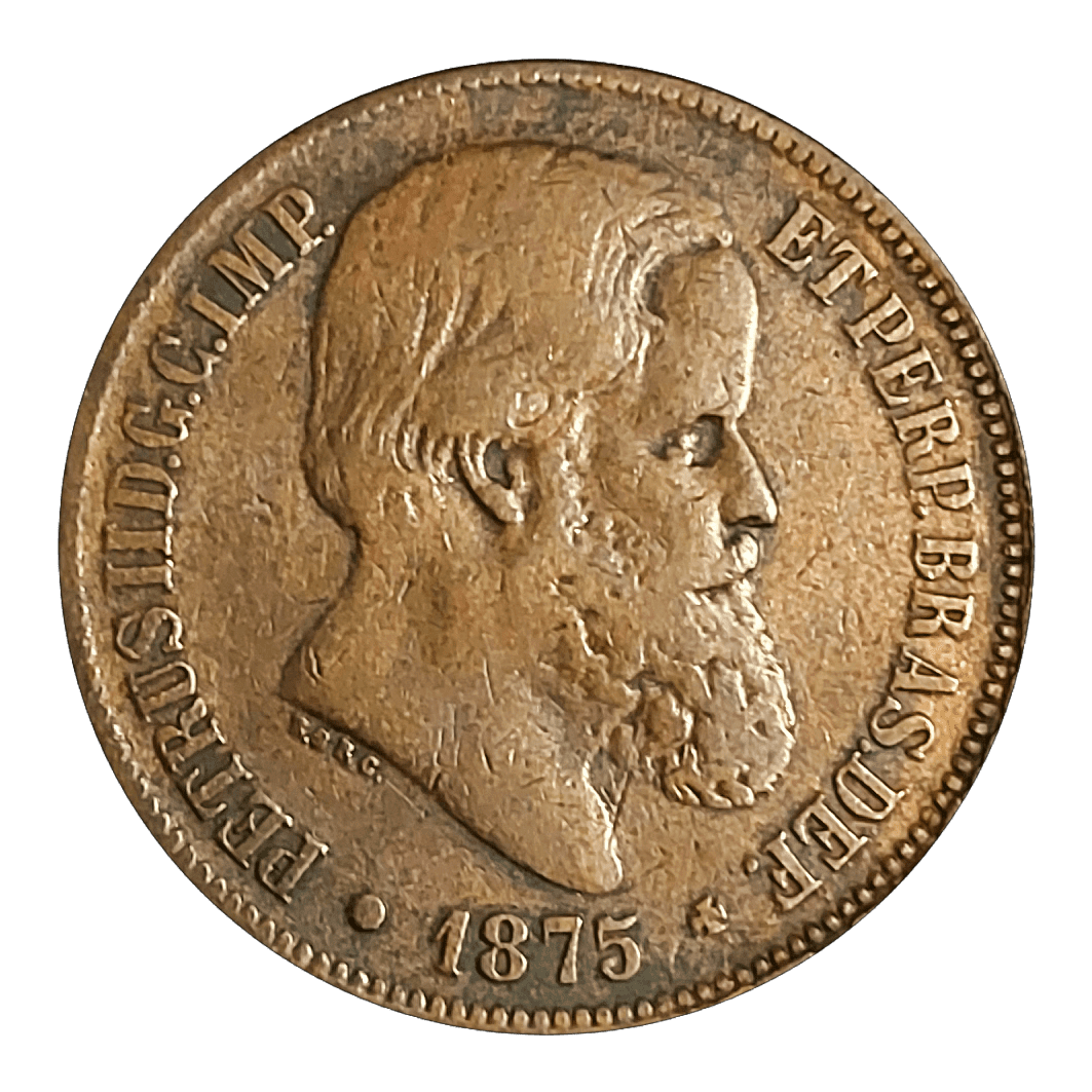 40 Réis 1875 escassa Sku 1203